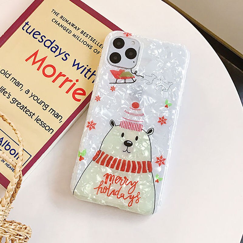 Owlcase Cartoon Merry Christmas deer  For iPhone 11/pro/max  cases