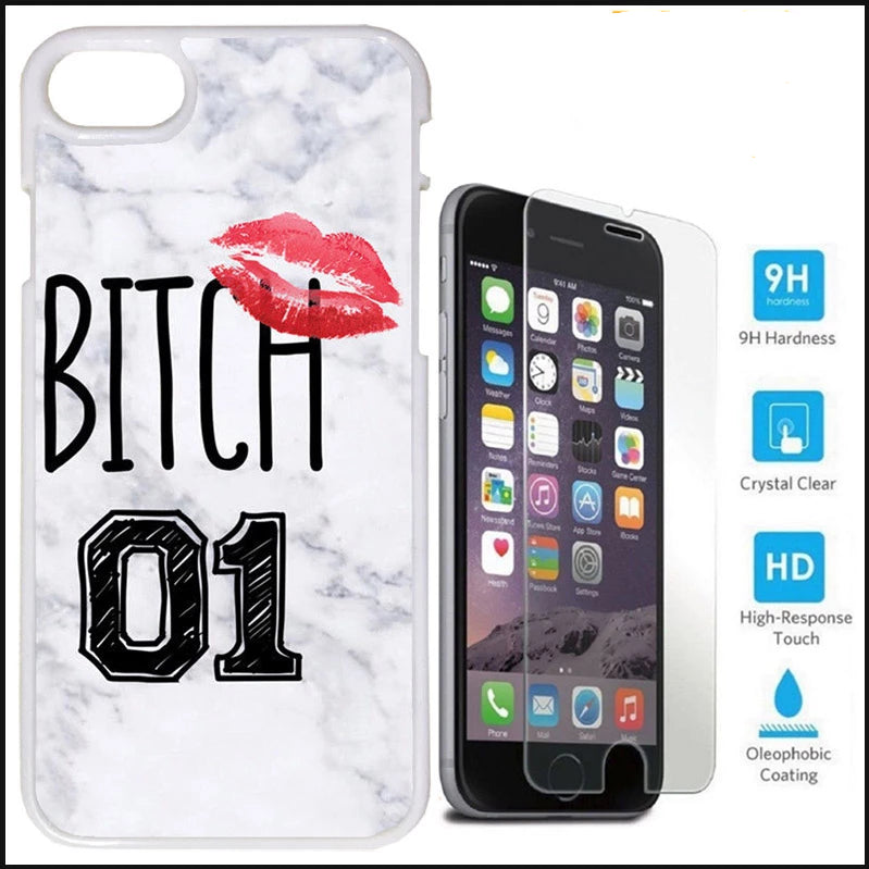 Buy 2 Get 10% OFF - Best Friends Lips Marble iPhone Cases
