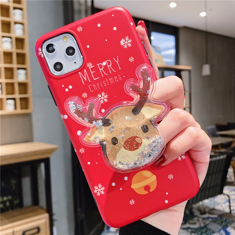 owlcase Cute Cartoon Christmas Deer & Bear iphone cases