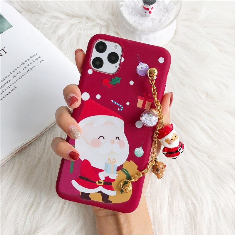 owlcase Christmas Cartoon Deer iphone cases