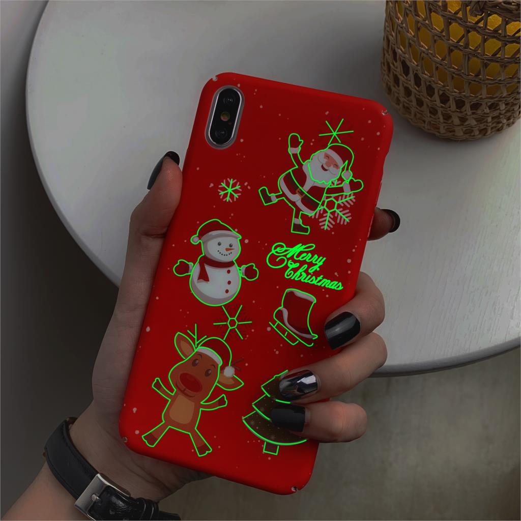 Christmas Luminous iPhone Case For iPhone 11