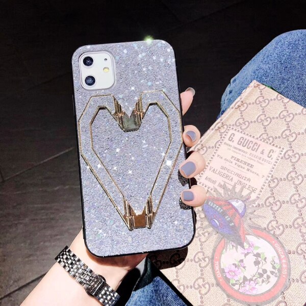 Owlcase 3D Fashion Love Metal Stand iPhone Cases