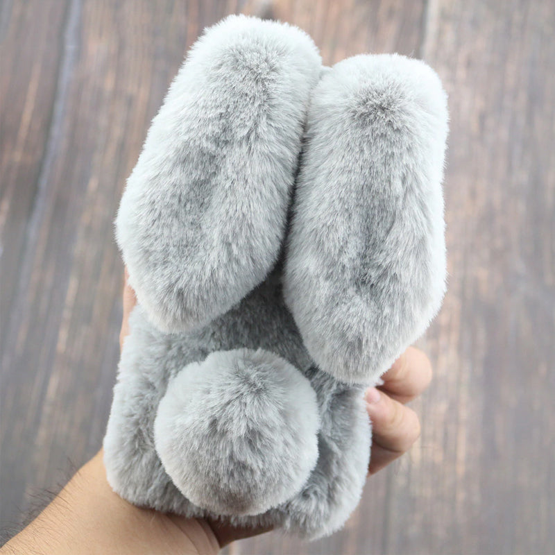 Rabbit Hairy Warm Winter Fur iPhone Cases