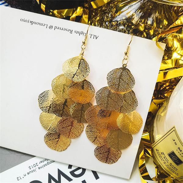 Golden Leaf Earrings