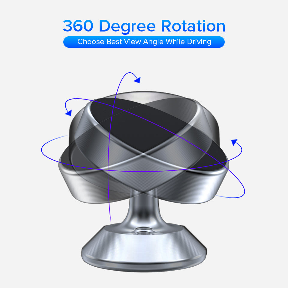 360 Degree Rotation Magnetic Car Phone Holder
