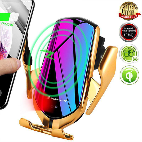 ( 50% OFF) Wireless Automatic Sensor Car Phone Charger & Holder