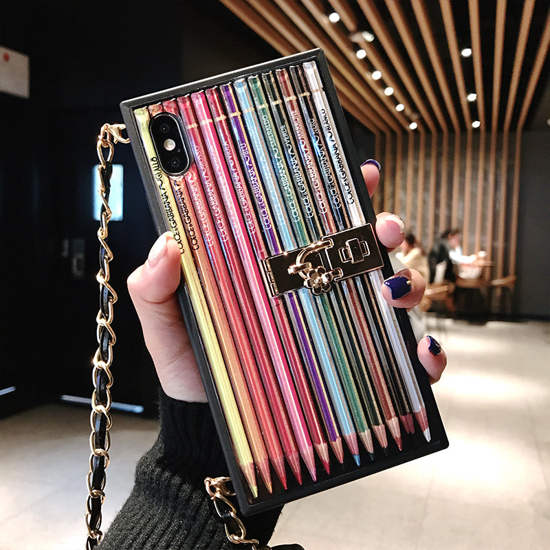 Fashion Rainbow Pen iPhone Cases