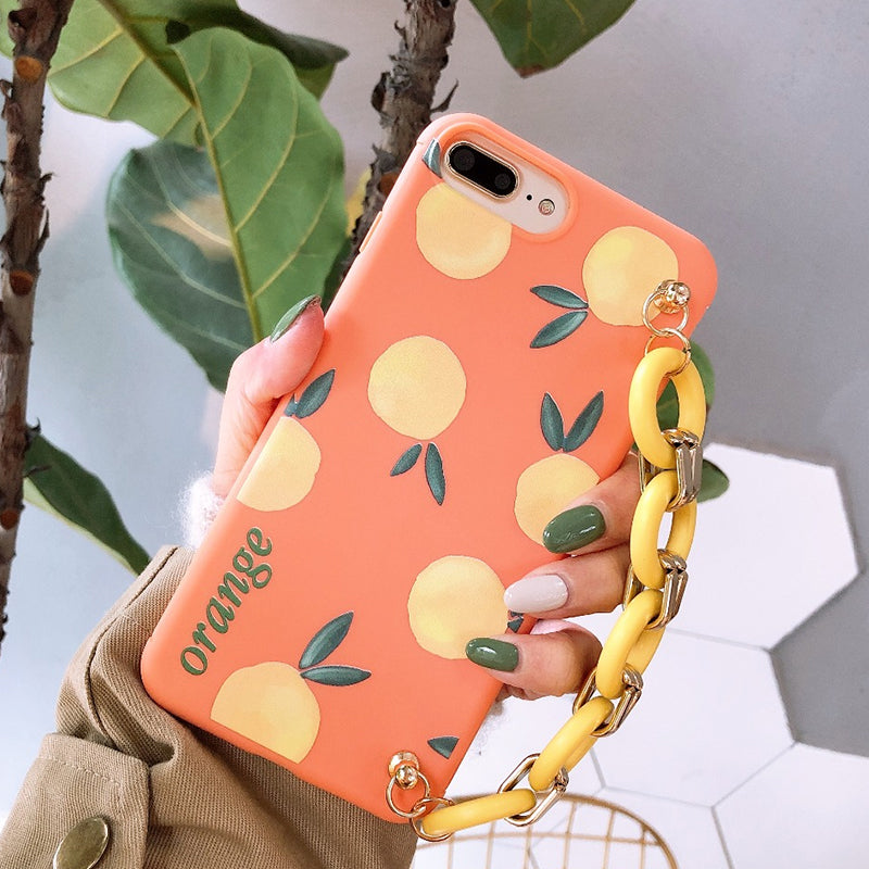 Bracelet Literary Orange iPhone Cases