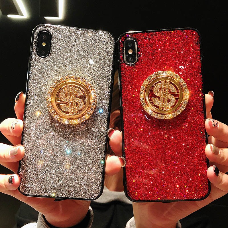 Bling Bumper Rotatable Stand iPhone Cases
