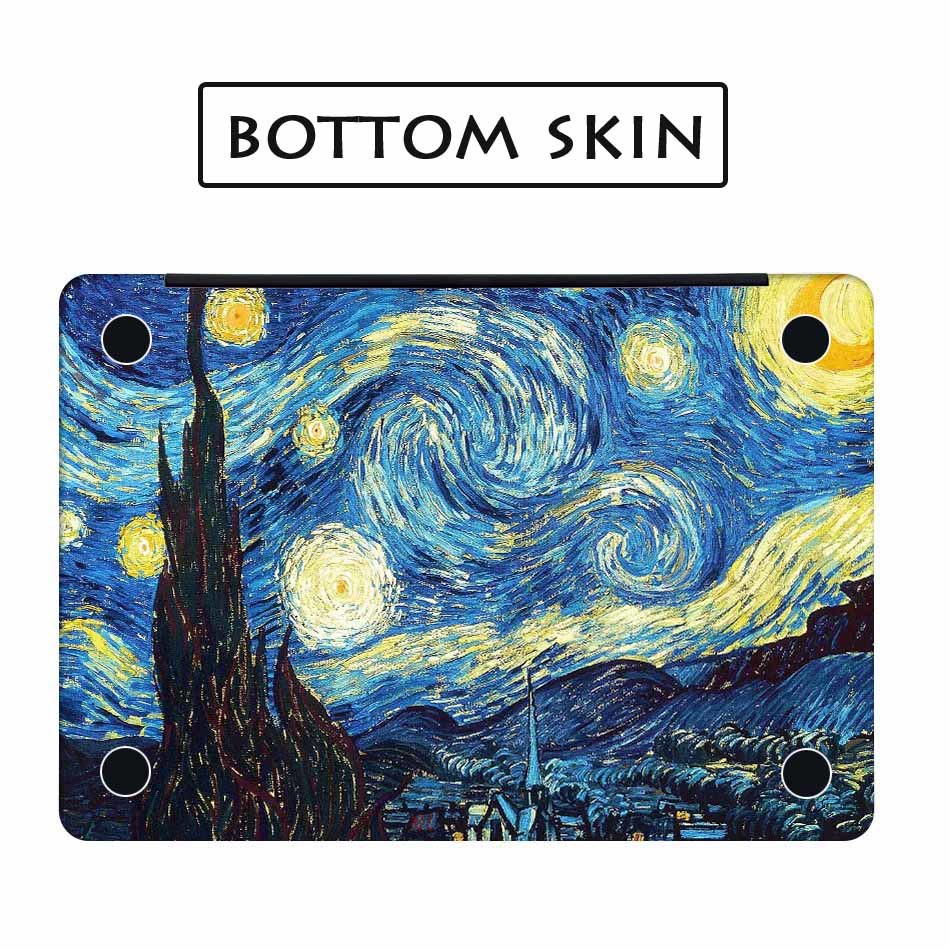 Van Gogh's Starry Sky Cover for Laptop