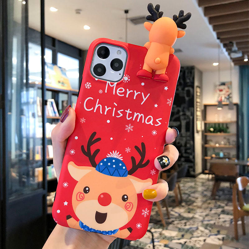owlcase Merry Christmas 3D Deer Bear For iPhone 11/Pro/Max cases
