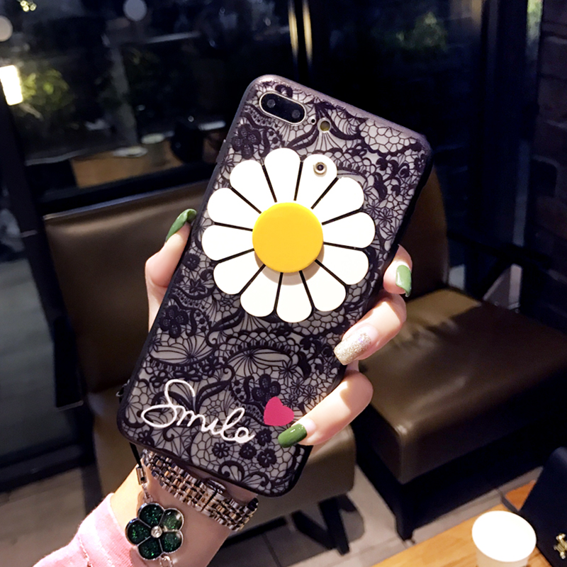 Owlcase Sun Flower Mirror Lace  Cover iphone cases