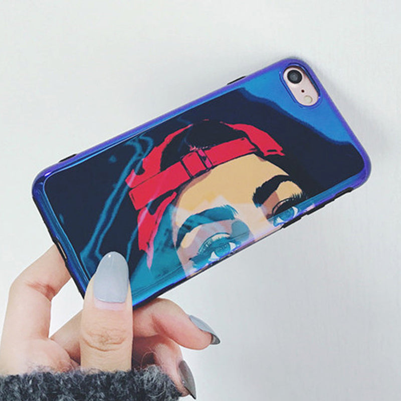 Blu Ray Fashion Cool Hip Hop Girl iPhone Case